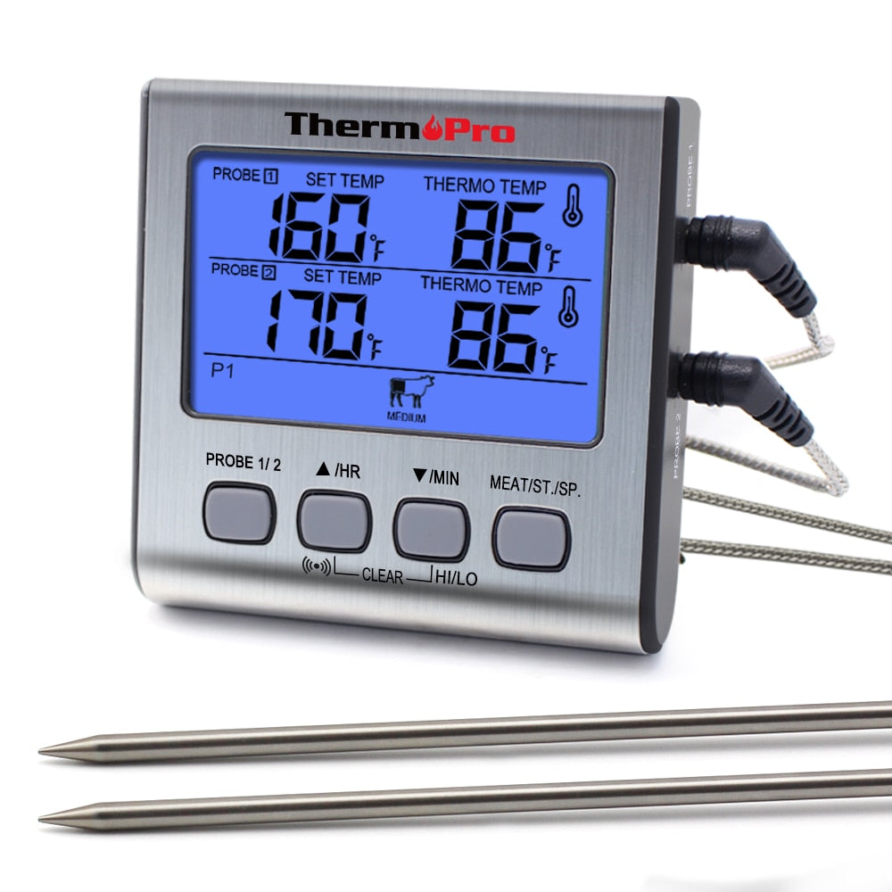 ThermoPro TP829 300M Wireless Digital Kitchen Thermometer 4 Meat