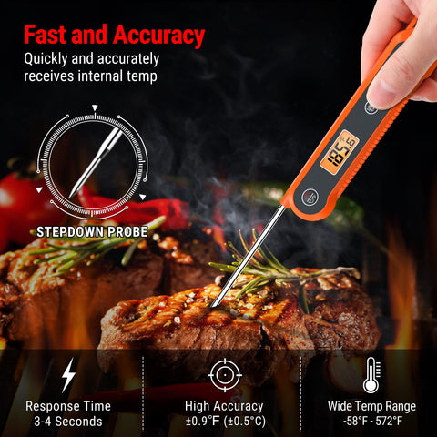 ThermoPro TP03H Digital Backlight Folding Barbecue Kitchen Cooking